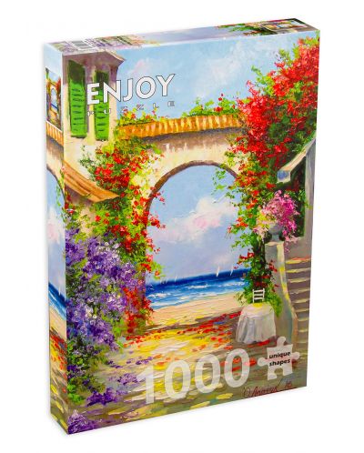 Puzzle Enjoy de 1000 de piese -  Pe plajă - 1